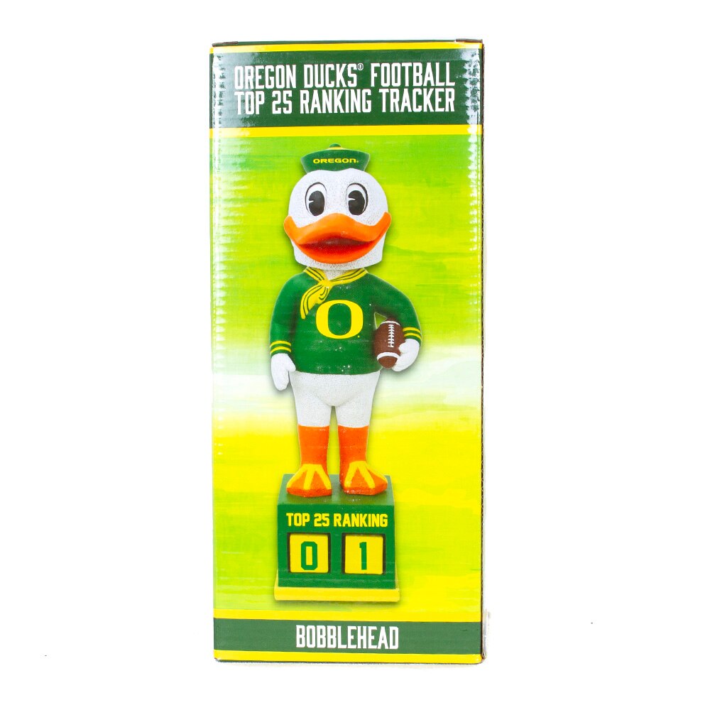 Classic Oregon O, Yellow, Collectibles, Gifts, 8", Football, Mascot Bobblehead, Football Ranking Tracker, Bobblehead, 948569